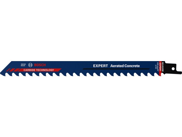List Bosch za sabljasto žago EXPERT ‘Aerated Concrete’ S 1141 HM, 225mm, 3TPI, za beton, opeka, 2608900408